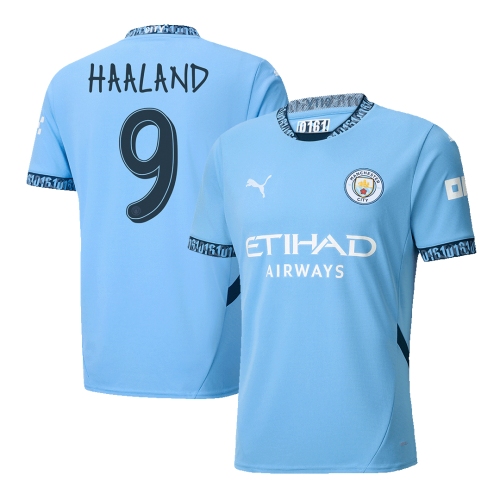 Manchester City HAALAND #9 Home Jersey - UCL Edition