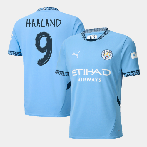 Manchester City HAALAND #9 Home Jersey - UCL Edition