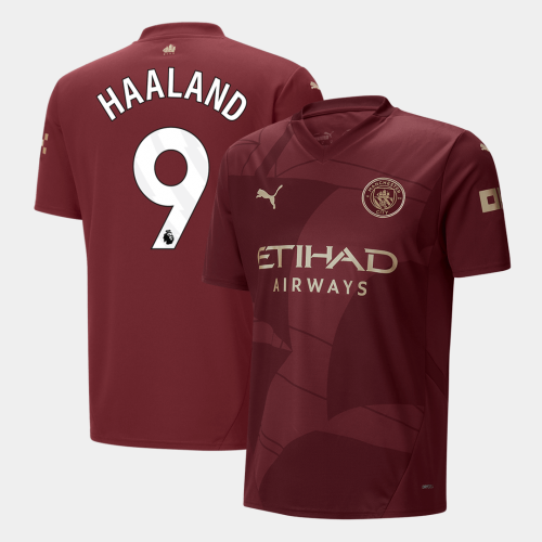 Manchester City HAALAND #9 Third Away Soccer Jersey