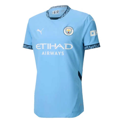 Manchester City Home Jersey Authentic
