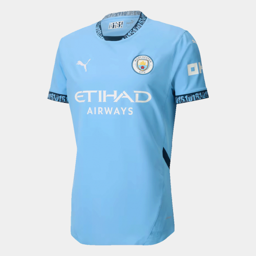 Manchester City Home Jersey Authentic