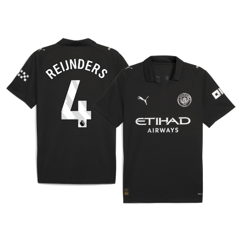 Manchester City REIJNDERS #4 Away Soccer Jersey 2025/26