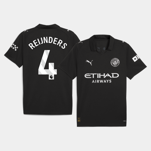 Manchester City REIJNDERS #4 Away Soccer Jersey 2025/26