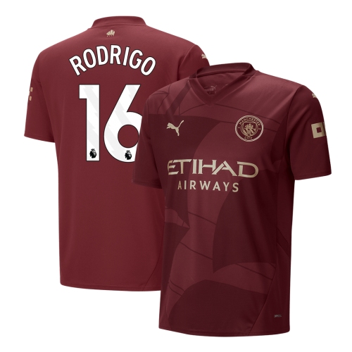 Manchester City RODRIGO #16 Third Away Soccer Jersey
