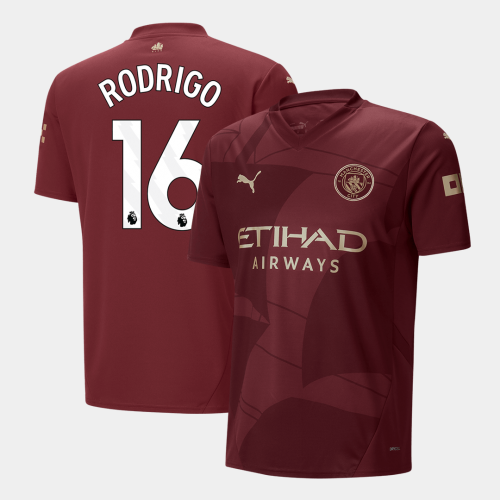 Manchester City RODRIGO #16 Third Away Soccer Jersey