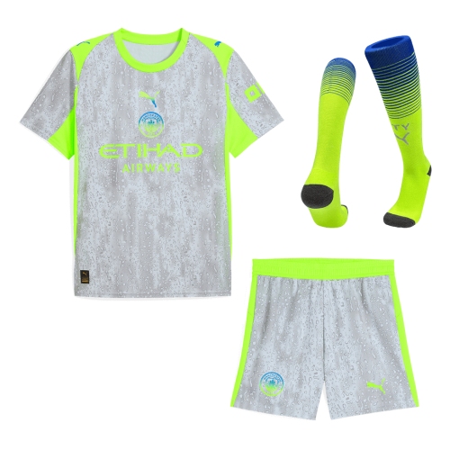 Manchester City Third Away Soccer Jersey Kit 2025/26