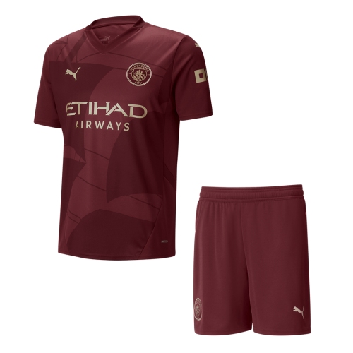 Manchester City Third Away Soccer Jersey Kit (Jersey+Shorts)