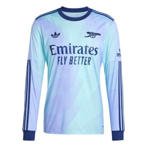Arsenal Long Sleeve Third Away Soccer Jersey