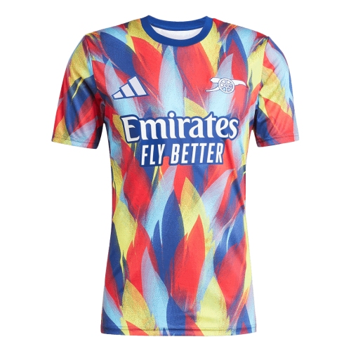 Arsenal Pre-Match Soccer Jersey 2025/26 Colorful