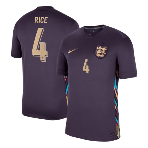 England RICE #4 Away Jersey
